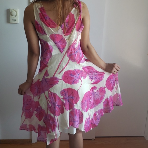kimono leaf almond DVF DITA